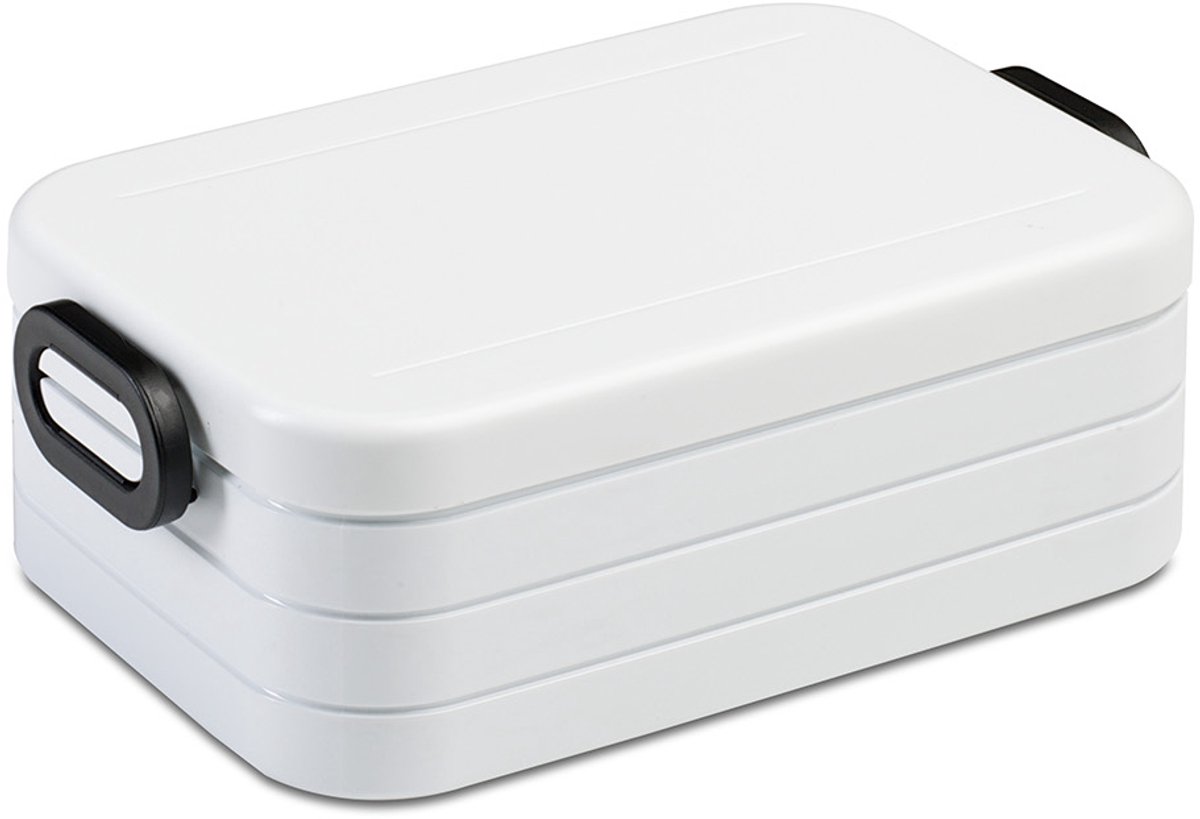 Mepal  - Lunchbox Take a Break midi – Geschikt voor 4 boterhammen – wit – Lunchbox voor volwassenen