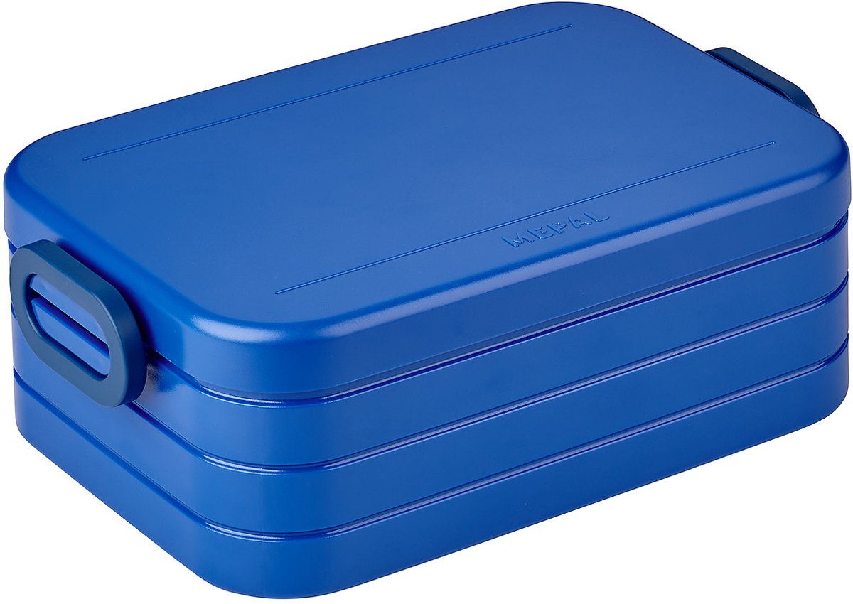 Bol.com Mepal Lunchbox midi - Broodtrommel - 4 boterhammen - Vivid blue aanbieding