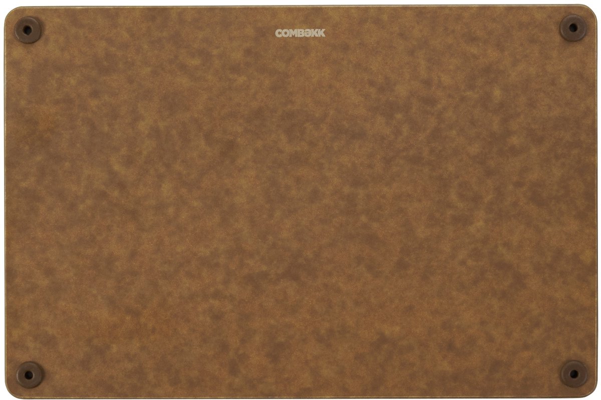 Combekk snijplank – FSC Geperst Hout – Microplasticvrij - Antibacterieel - Vaatwasserbestendig – 20x30 cm – Bruin