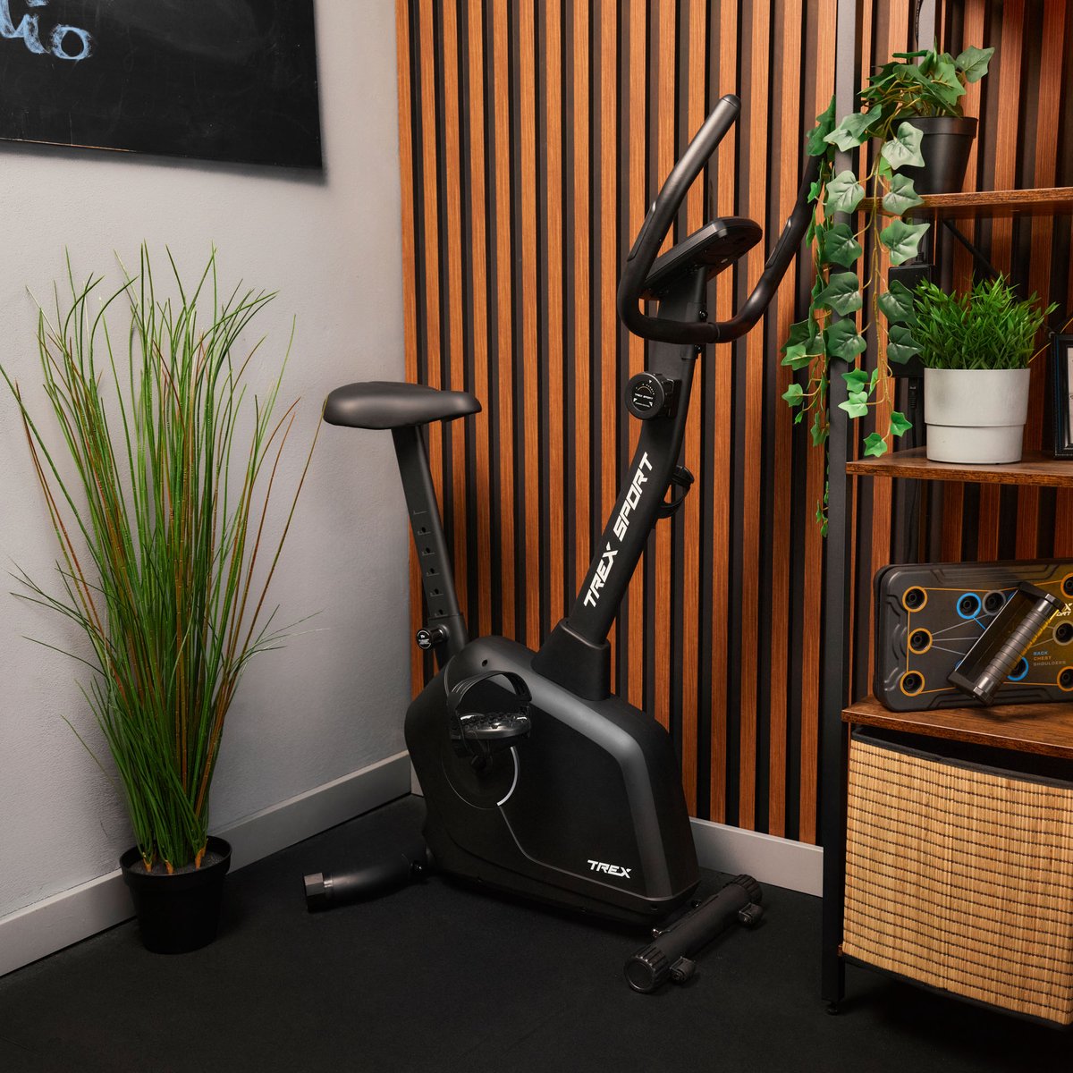 Trex Sport TX-380MB Rigon – Hometrainer – Magnetisch – Fitness Fiets – 8 Weerstandsniveaus – Fitnessapparaat voor Thuis – Hartslagmeter & LCD – 5 kg Vliegwiel – Max. 120 kg – Zwart thumbnail 6