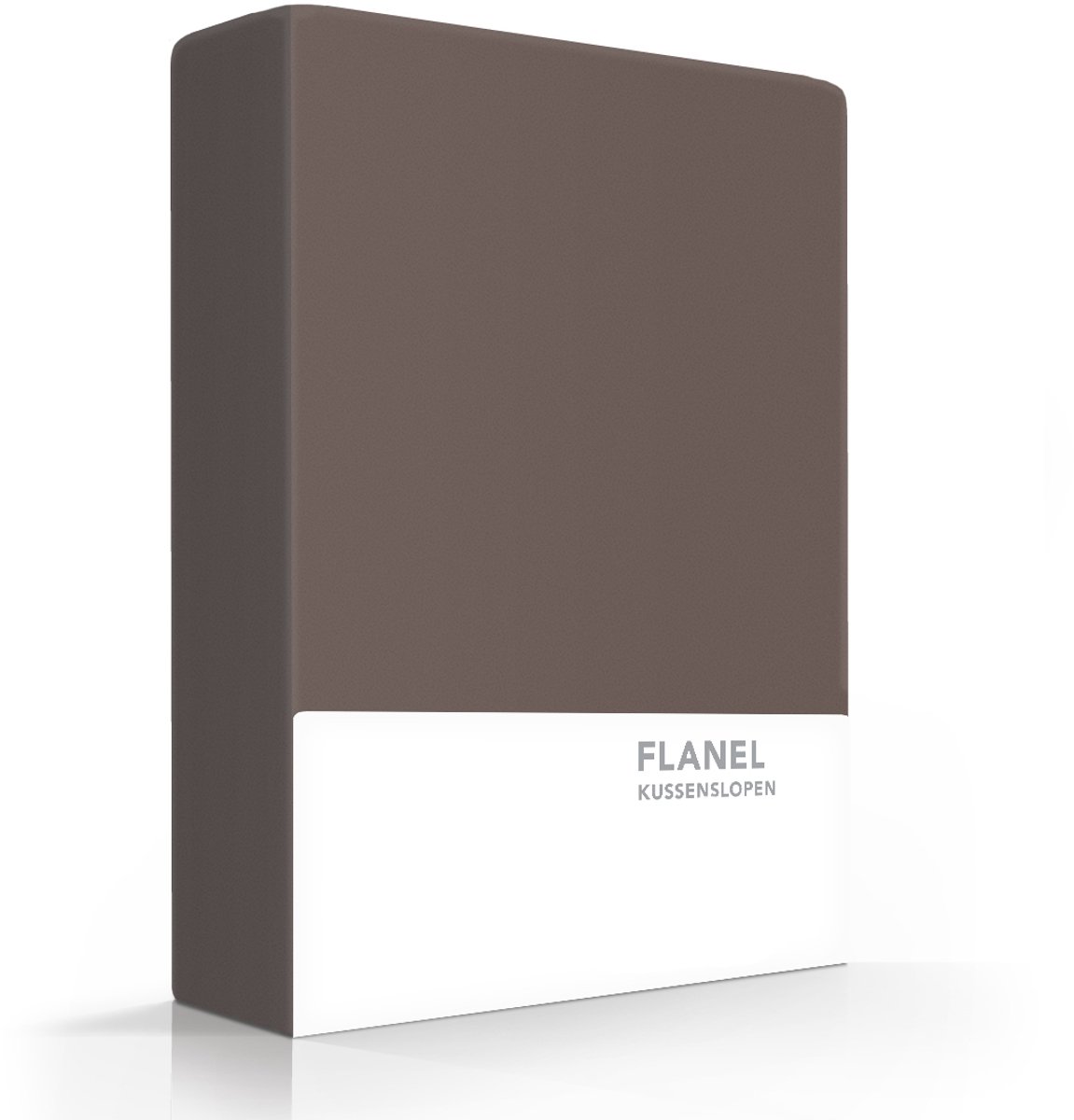 Zavelo Flanel kussenslopen Taupe (set van 2)-60 x 70 cm (standaard)