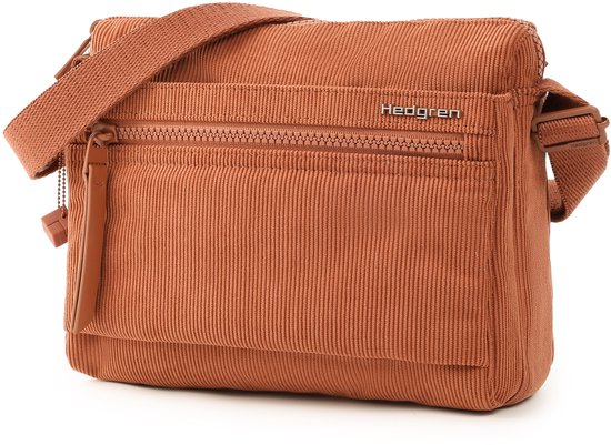 Hedgren Eye Sac bandoulière femme avec protection RFID – Petit – Velours Redwood Burl