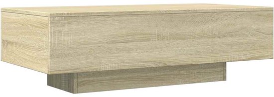 vidaXL Salontafel 100 x 49,5 x 31 cm , bois couleur chêne Sonoma