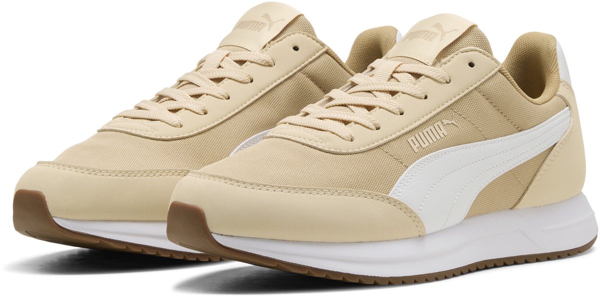 PUMA R78 Lightwind Unisex Sneakers Sand Dune-PUMA -Canvas Wit