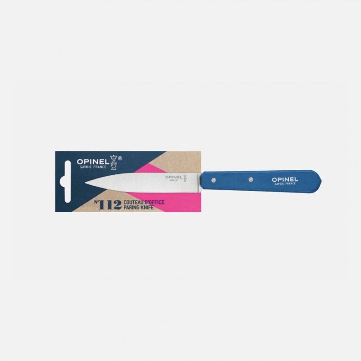 Opinel Officemes N°112 - Veelzijdig Keukenmes - Blauw
