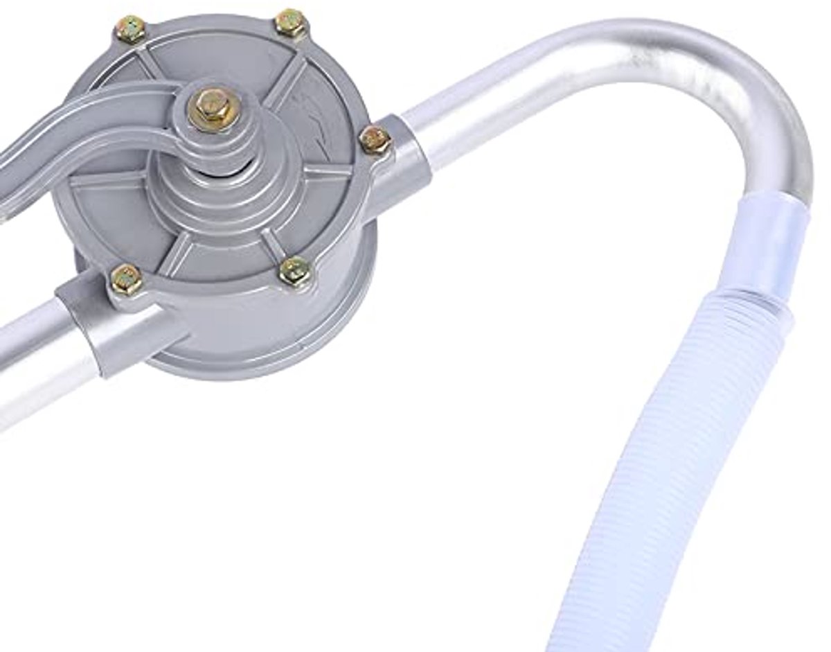 Manual Oil Pump, Hand Crank Oil Tank Pump For, Aluminum Barrel Pump, Hand Fluid Transfer, for Petrol Diesel Fuel Garage Hand Drum Pump Tool