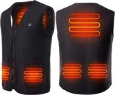 USB Verwarmd Vest voor Heren en Dames met 3 Warmtestanden - Zwarte Verwarmde Bodywarmer voor Buitenactiviteiten zoals Jagen en Wandelen - Maat M