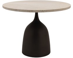 PTMD - Bijzettafel Patras - Beige - 60x60x45cm