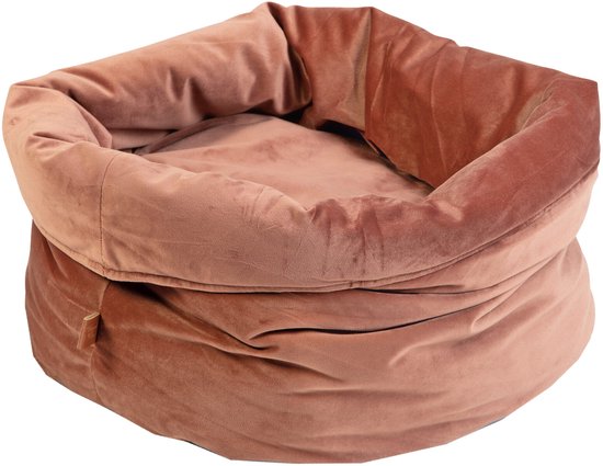 Designed by Lotte Fluco Kattenmand - Fluweel - Velvet - Groen - 45x45x35 cm