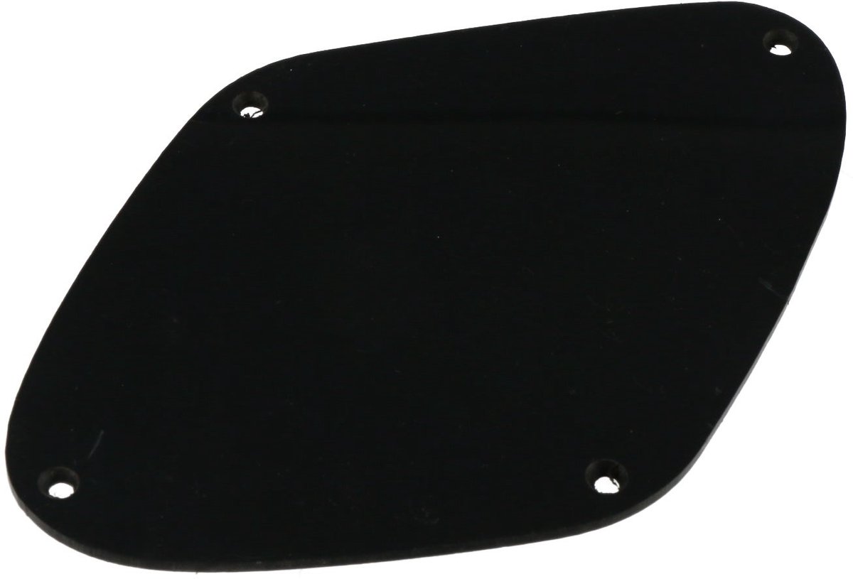 Backplate voor basgitaar / gitaar zwart Fazley 10690