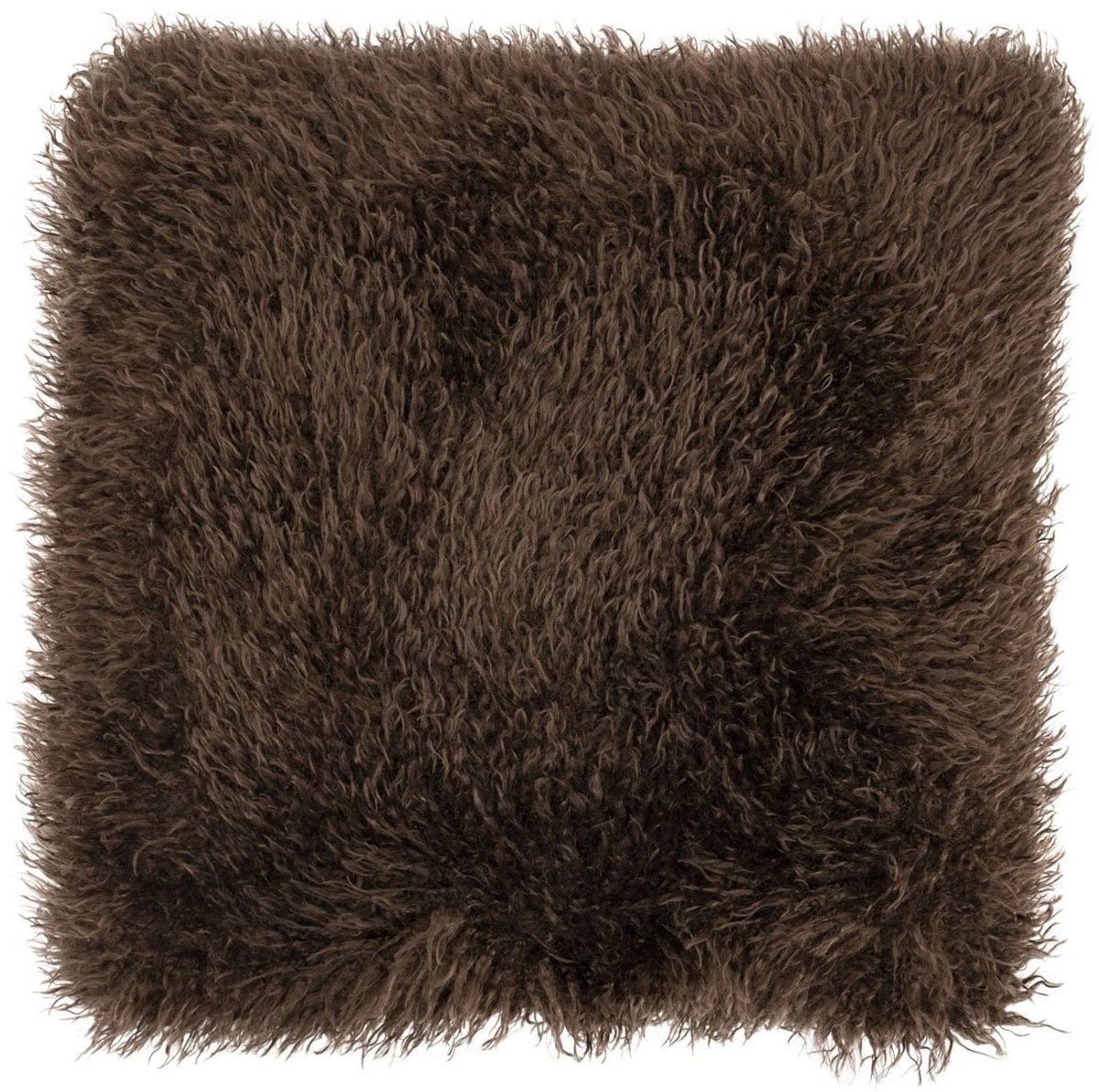 By-Boo sierkussen Doodly 50x50 dark brown