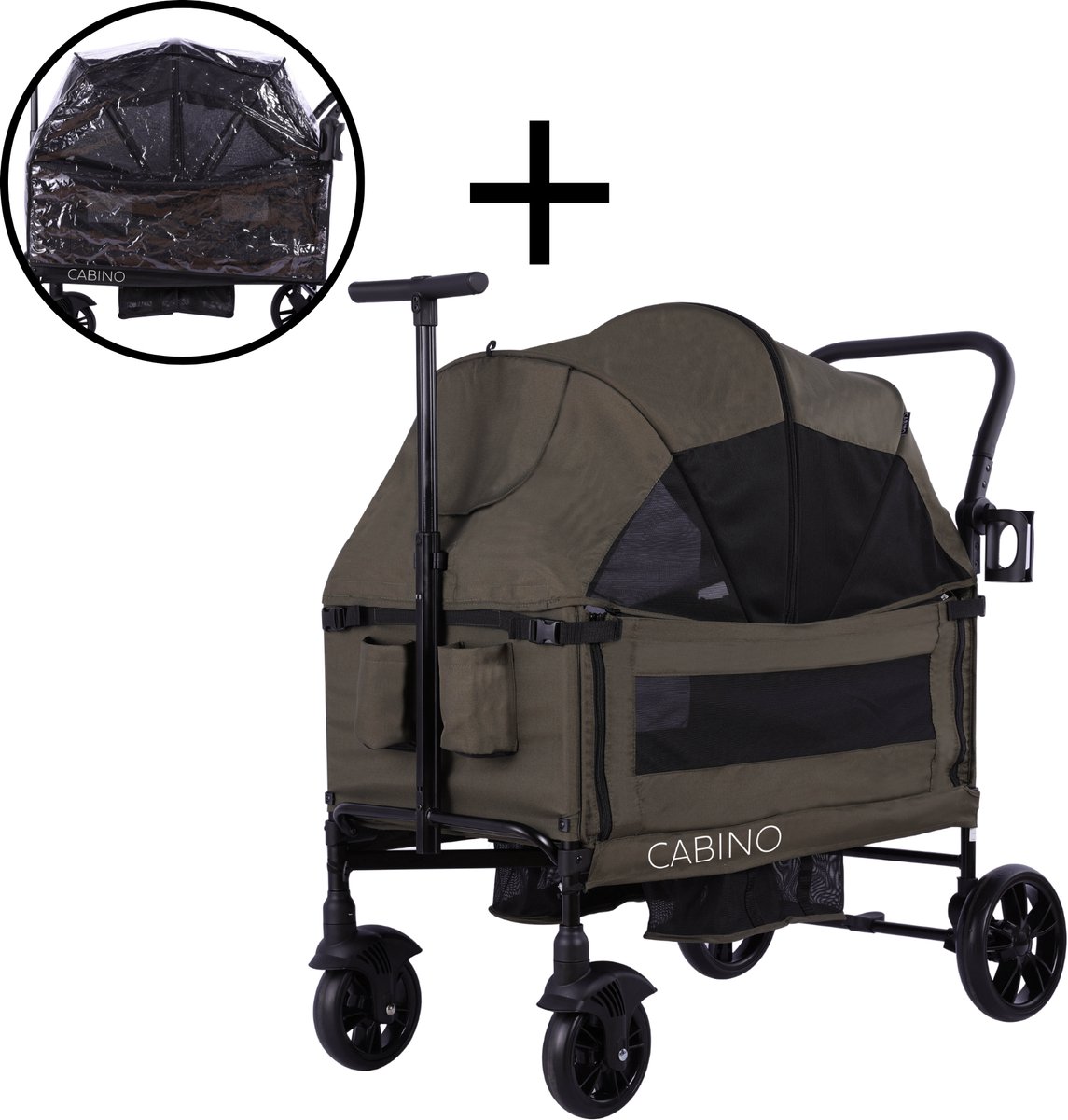 Cabino Waggie met Regenhoes Groen