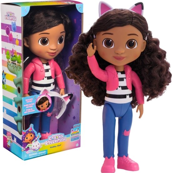 Gabby's Poppenhuis Gabby Girl Pop 32 cm avec oreilles de chat