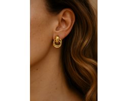 Top 10 Oorbellen 2026: Lundholm Oorstekers Dames Goudkleurig Jewellery – Premium Stainless Steel Gold Plated – My Classy Oorbellen - Lundby Serie - Cadeau voor Haar – Luxe Geschenkverpakking