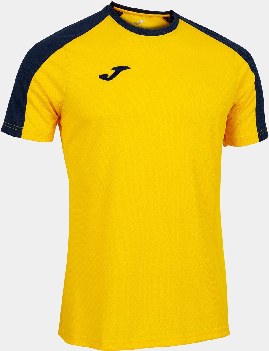 Joma Eco-Championship Shirt Korte Mouw Heren - Geel / Marine | Maat: S