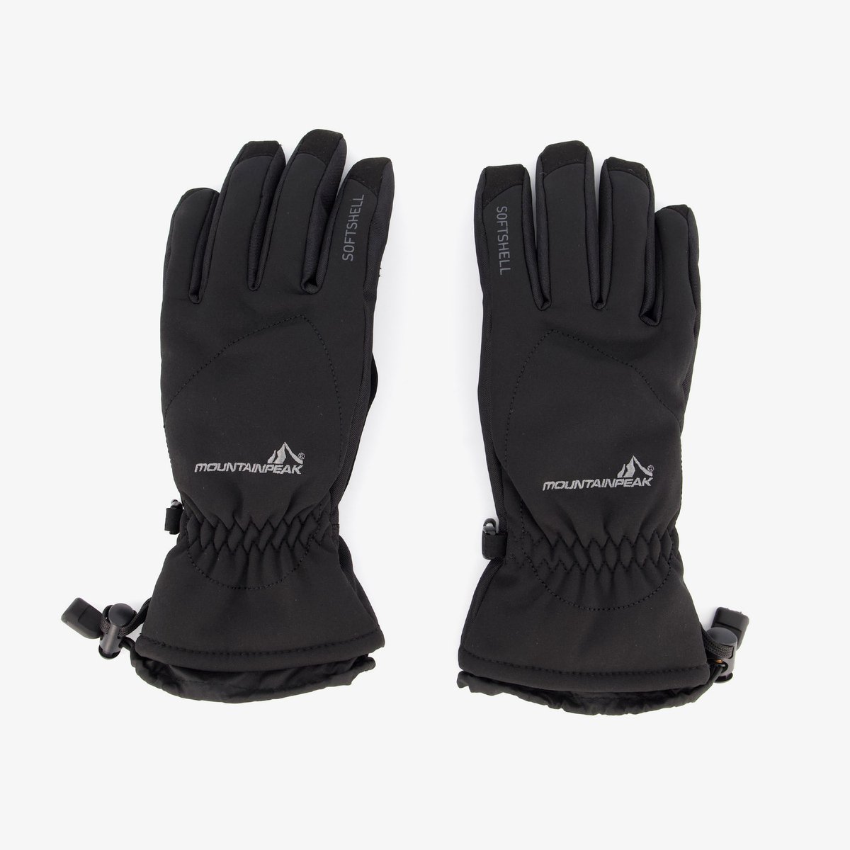 Mountain Peak dames softshell skihandschoenen Zwart