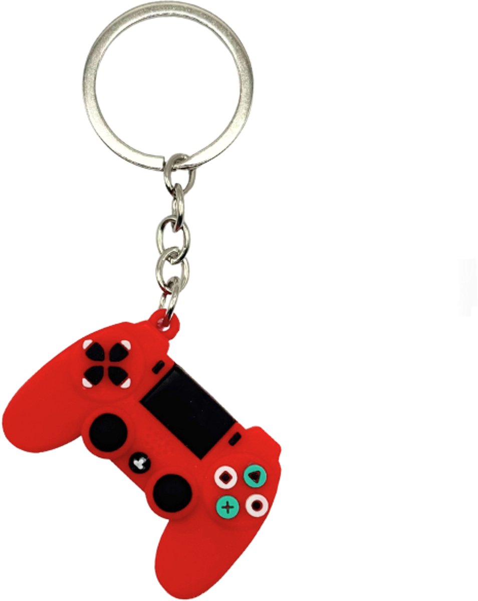 Game sleutelhanger - Controller - Rood - miniatuur hanger