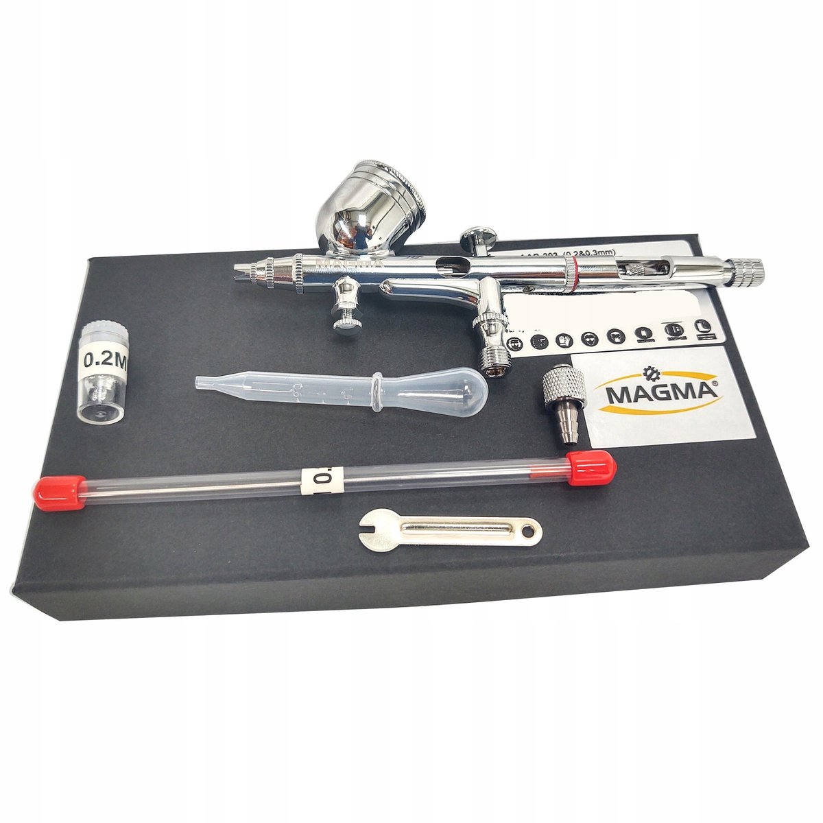 Aerograaf AB-203 Dubbelfunctie Airbrush voor Modellen en Grafiek