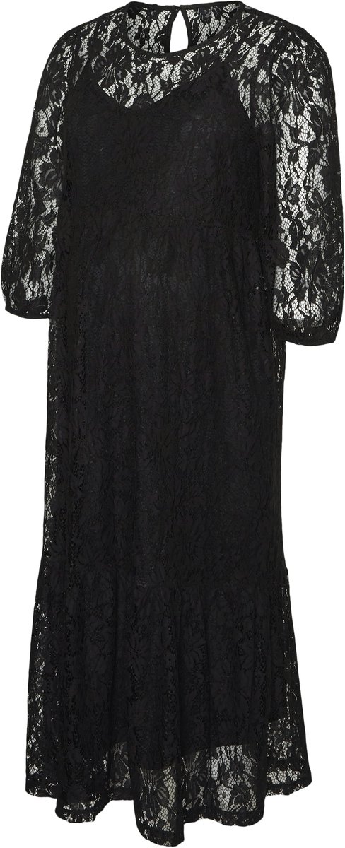 Vero Moda MATERNITY - VMMROSE 3/4 CALF DRESS SB8 - Dames - Maxi jurken Black