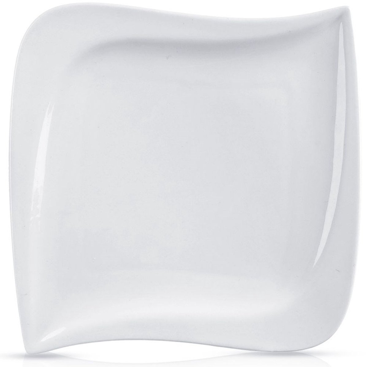 Orion MONA Musica - Porseleinen Dessertbord - 21,5x21,5 cm - Wit - Modern Design