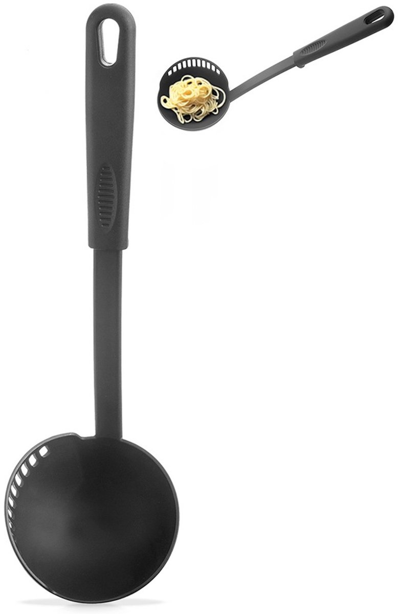 Orion Blackline - Chochle met Zeef - 150ml - 30,5cm - Zwart