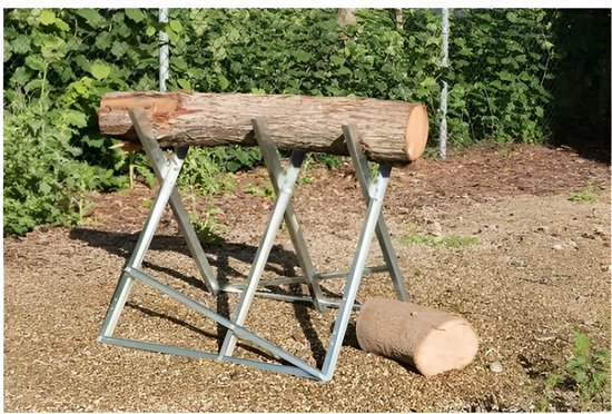 Becke - Metalen Zaagbok - 120 kg - Regelbaar - Opvouwbaar van Merkloos	 — afbeelding 3