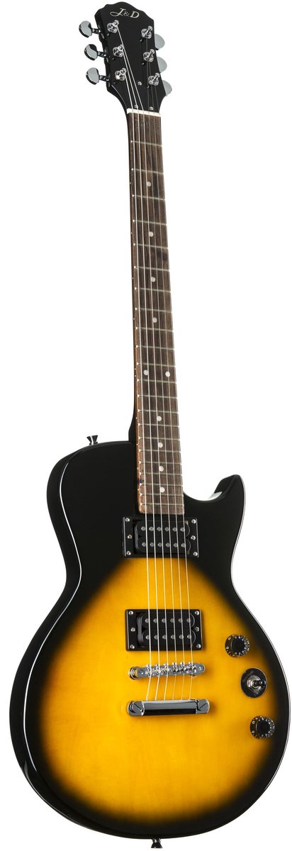J & D L80 II Vintage Sunburst - Single-cut elektrische gitaar