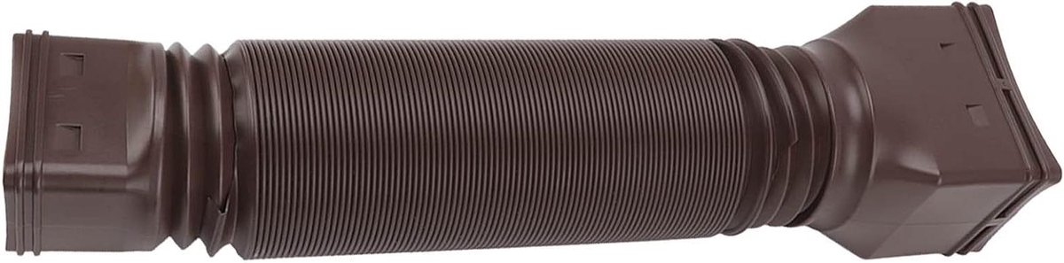 Regengoot Extensies voor Intrekbare en Flexibele Afvoer - Regenpijp Accessoires in Bruin Kleur