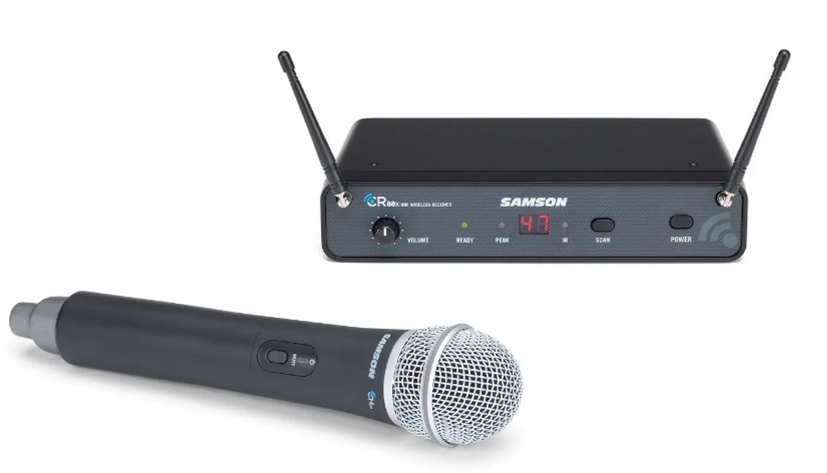 Samson Concert 88x Draadloos Spraak/Zang Handmicrofoon