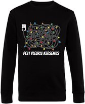 Kersttrui Pest Pleuris Kersemus - Unisex - Rotterdam - Grappig Foute Sweater