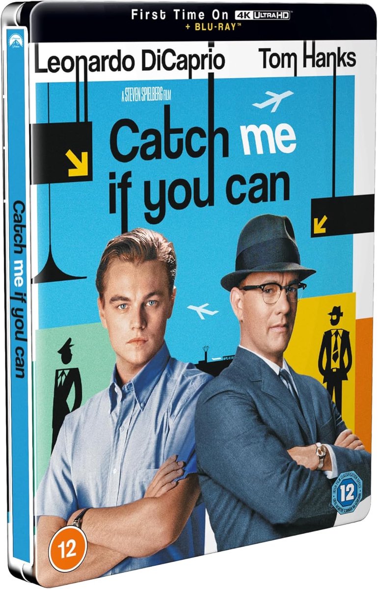 Catch Me If You Can - Limited Edition Steelbook - 4K Ultra HD + Blu-ray - Import