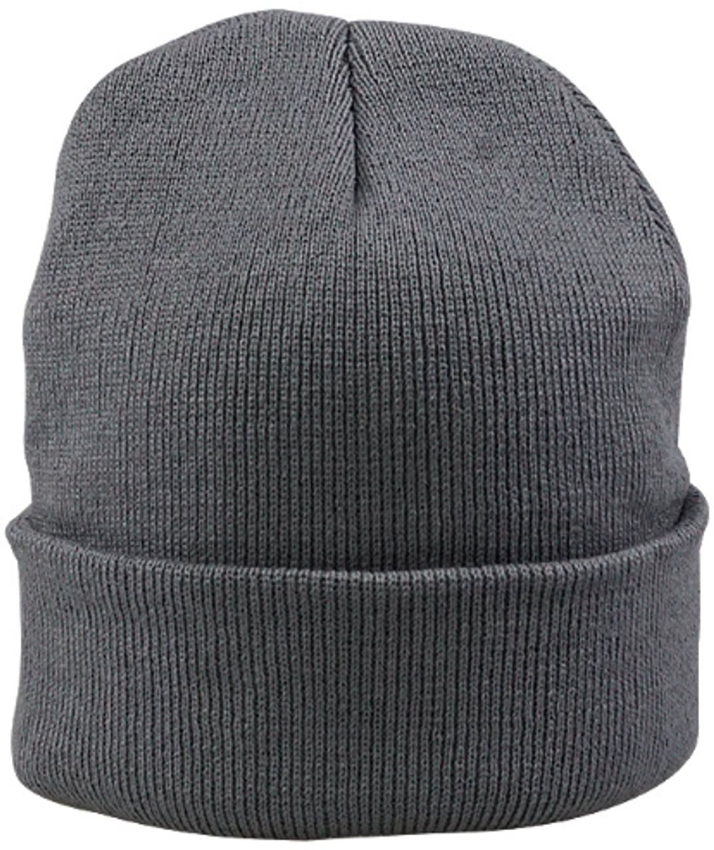 Hidzo Beanie - Muts - Polyester - Grijs - Heren Muts - Dames Muts