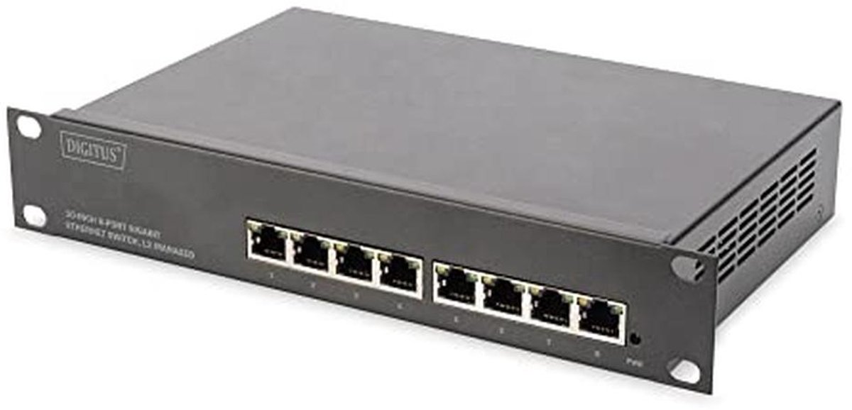 Managed L2+ Gigabit Ethernet Netwerk-Switch met 8 Poorten - Ideaal voor Kleine en Middelgrote Netwerken