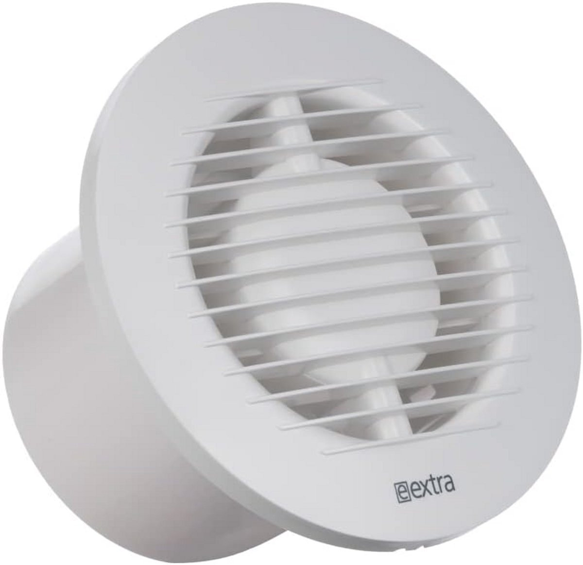 Stille Badkamerventilator Ø100mm - Krachtige Afzuiging voor Vocht en Geur - Muur- en Plafondmontage