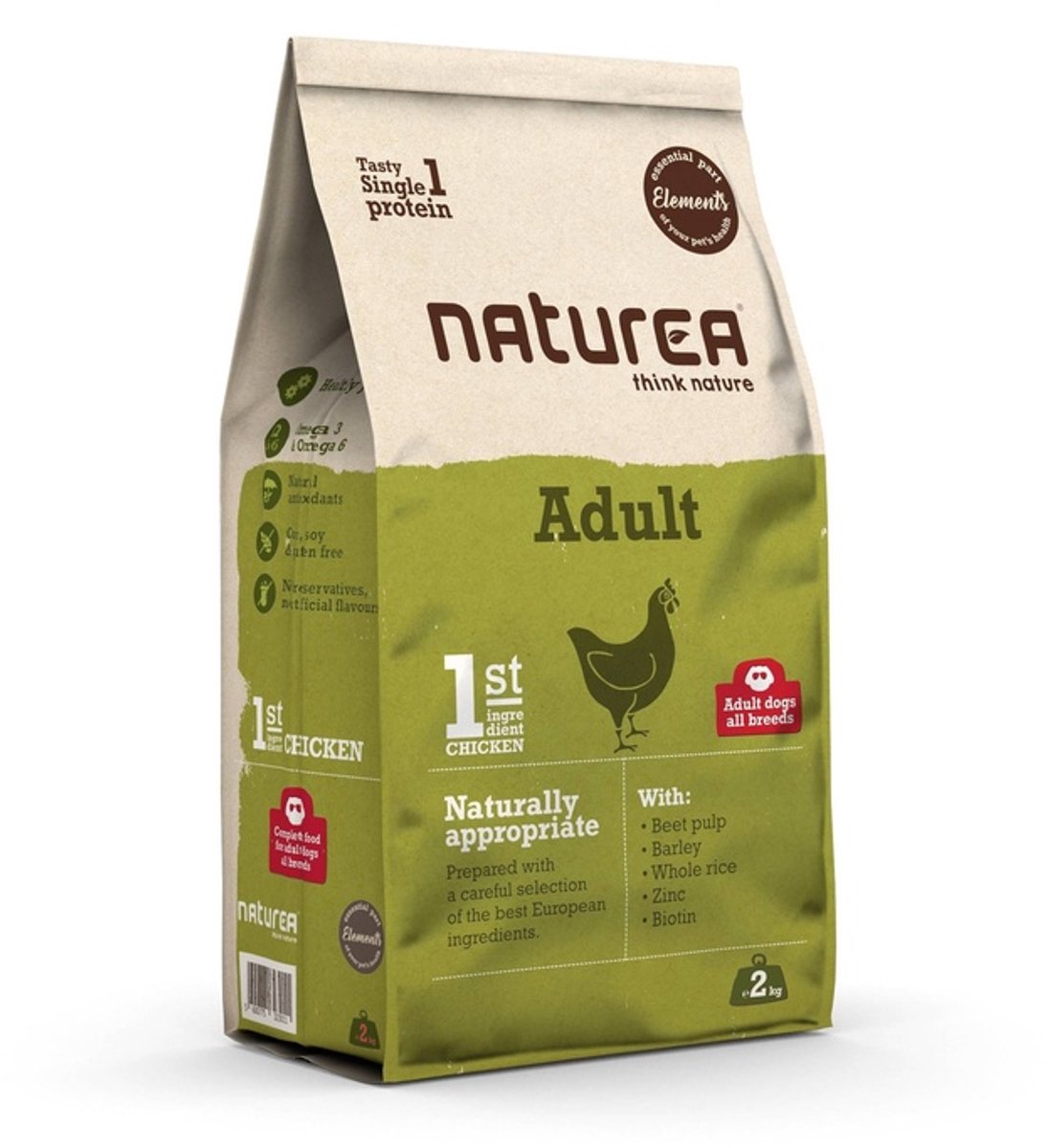 Naturea Elements Chicken 2Kg Hondenvoer