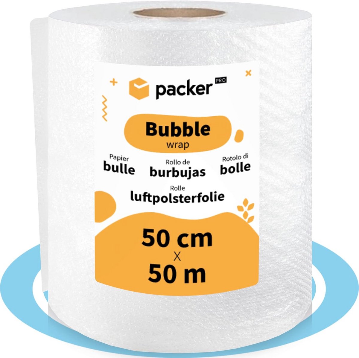 Bubblefolie 50cm breed en 50m lang - Perfect voor Verhuizen en Verpakken