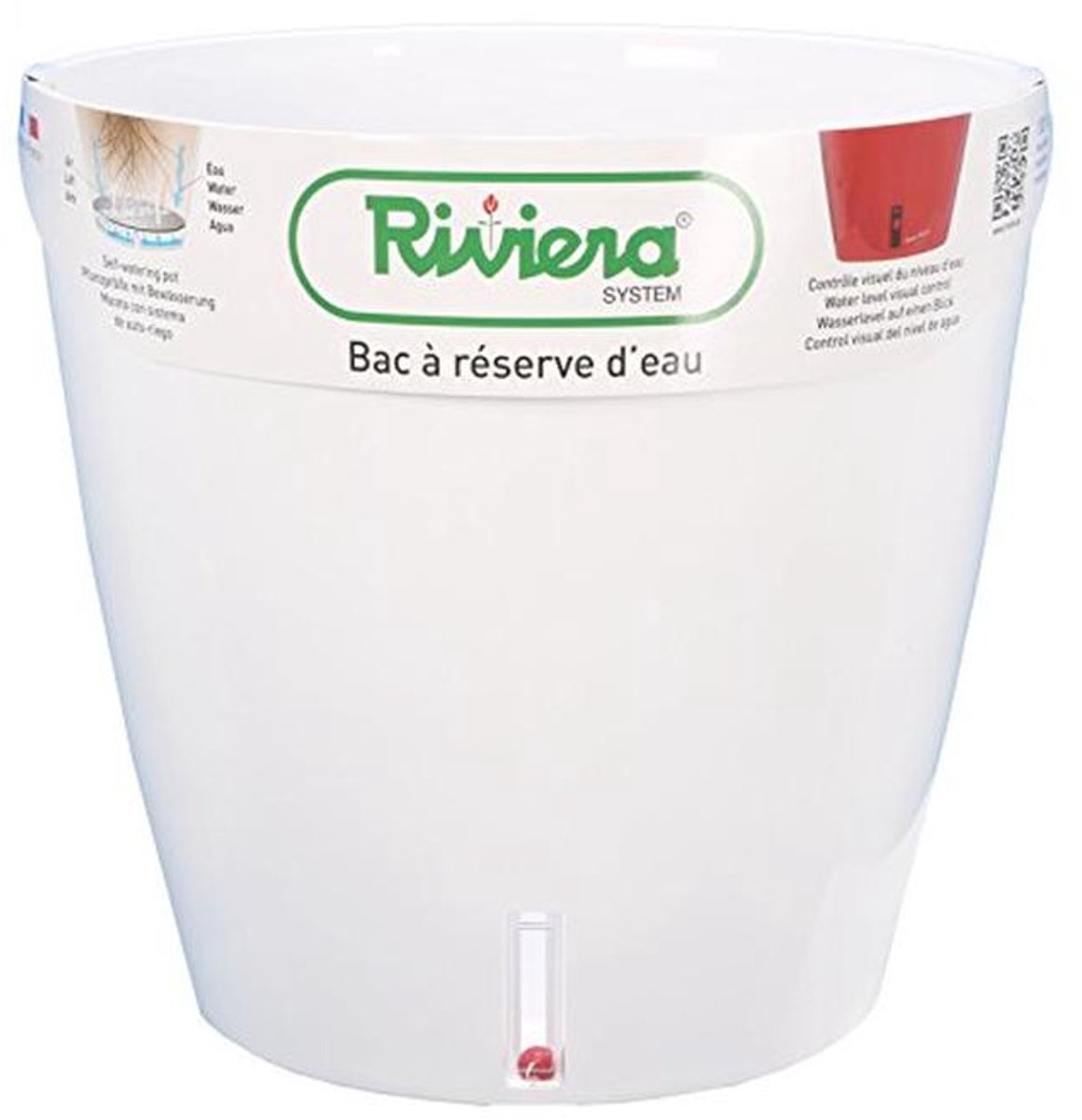 Ronde EVA Opbergtas 35x35x33cm - Wit