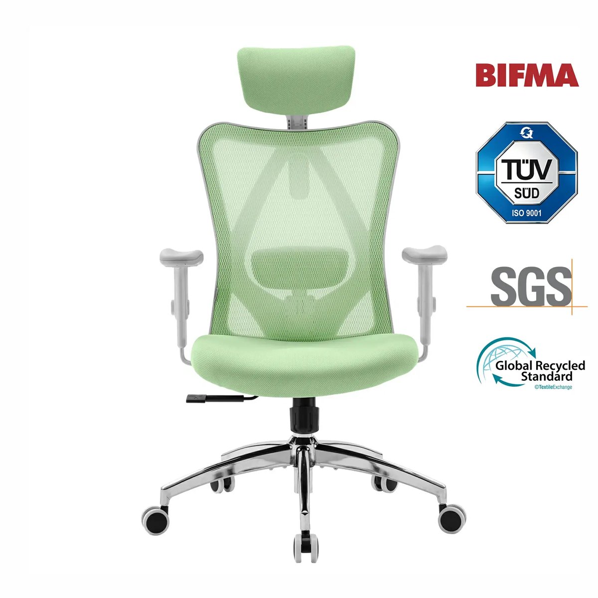 SIHOO M18 Ergonomische Bureaustoel met (EAN: ...8562) - SIHOO - €169,99