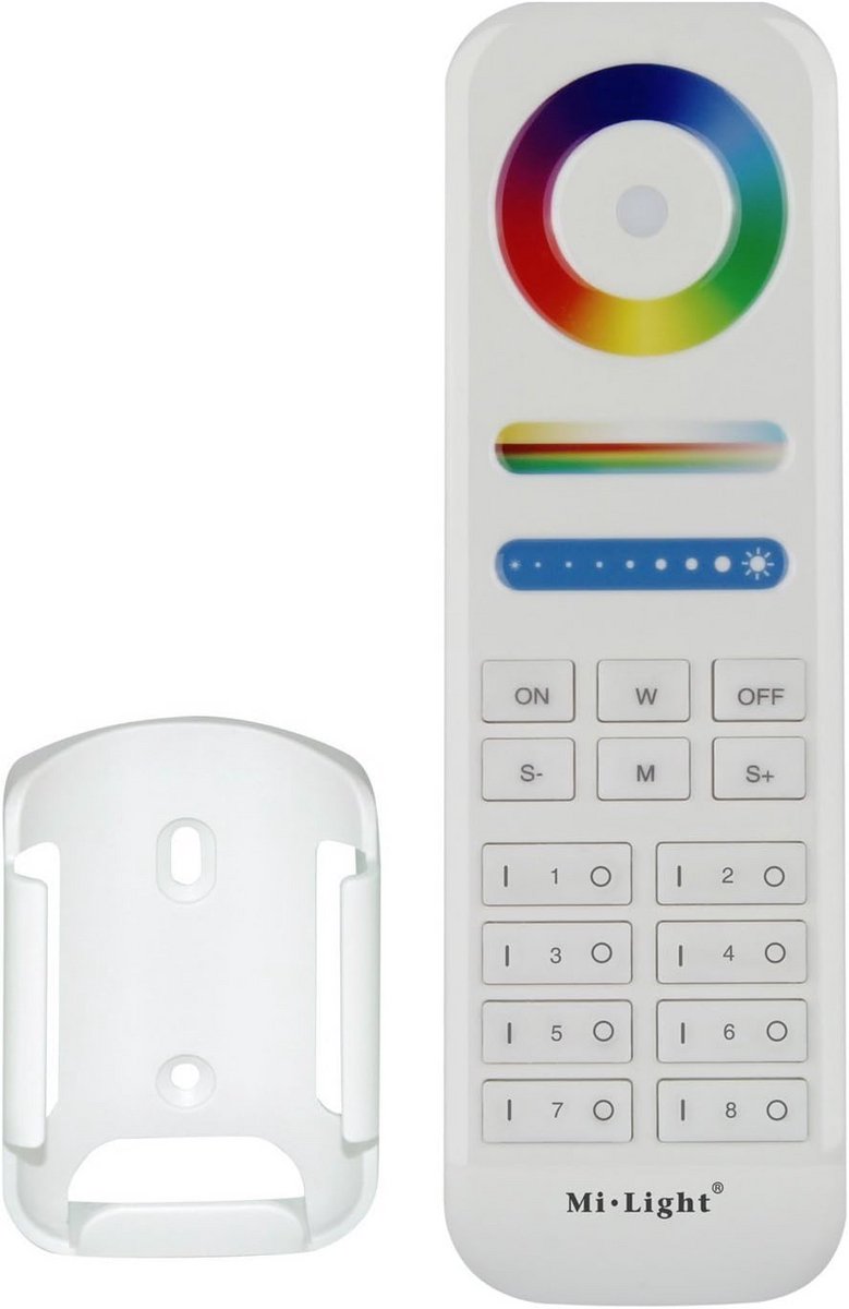 8-zone RGB+CCT afstandsbediening met draadloze bediening