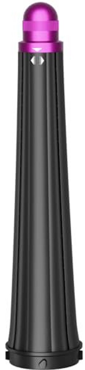 Krultang met kegelvormig, lang opzetstuk, geschikt voor Dyson-accessoires, 20 mm automatische krultang, rozerood