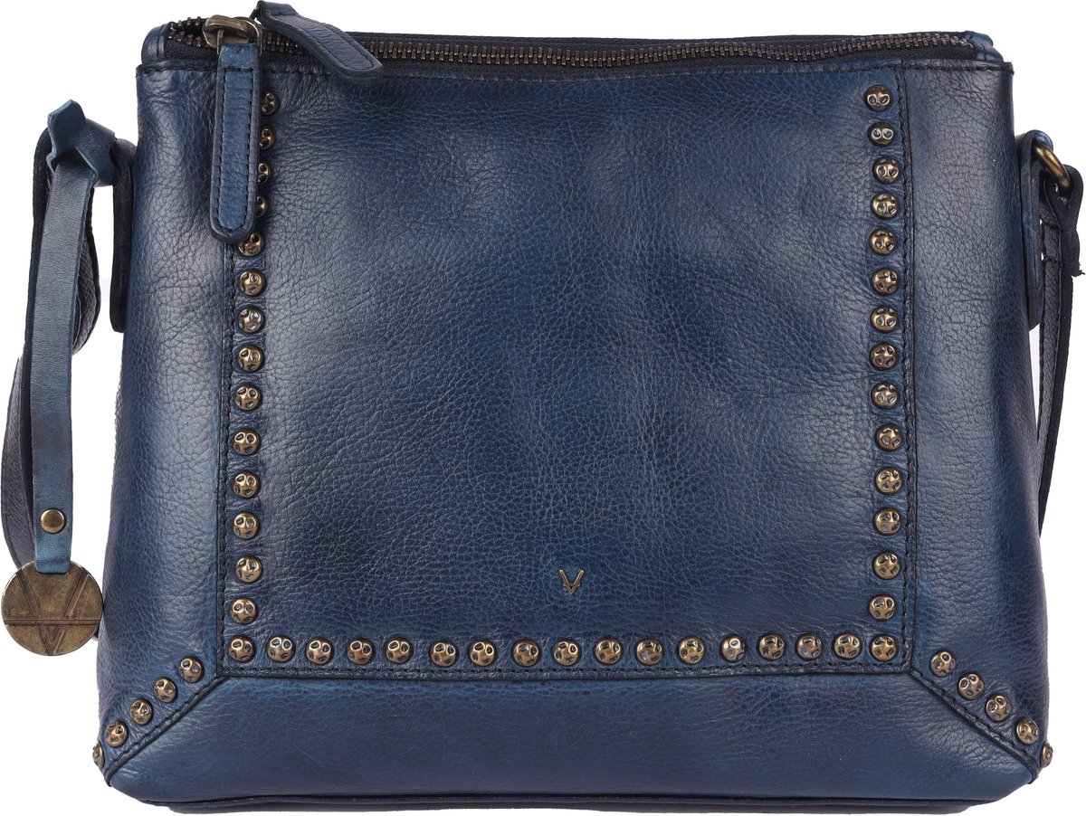 Echt Italiaans Leren Boho Crossbody Slingtas met Studs voor Dames – Stijlvol, Duurzaam & Perfect voor Dagelijks Gebruik