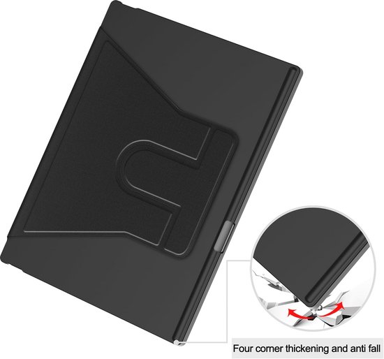 Dunne Beschermhoes met Slaap/Waakfunctie voor 11.8 Inch E-reader Penhouder Zwart — afbeelding 5