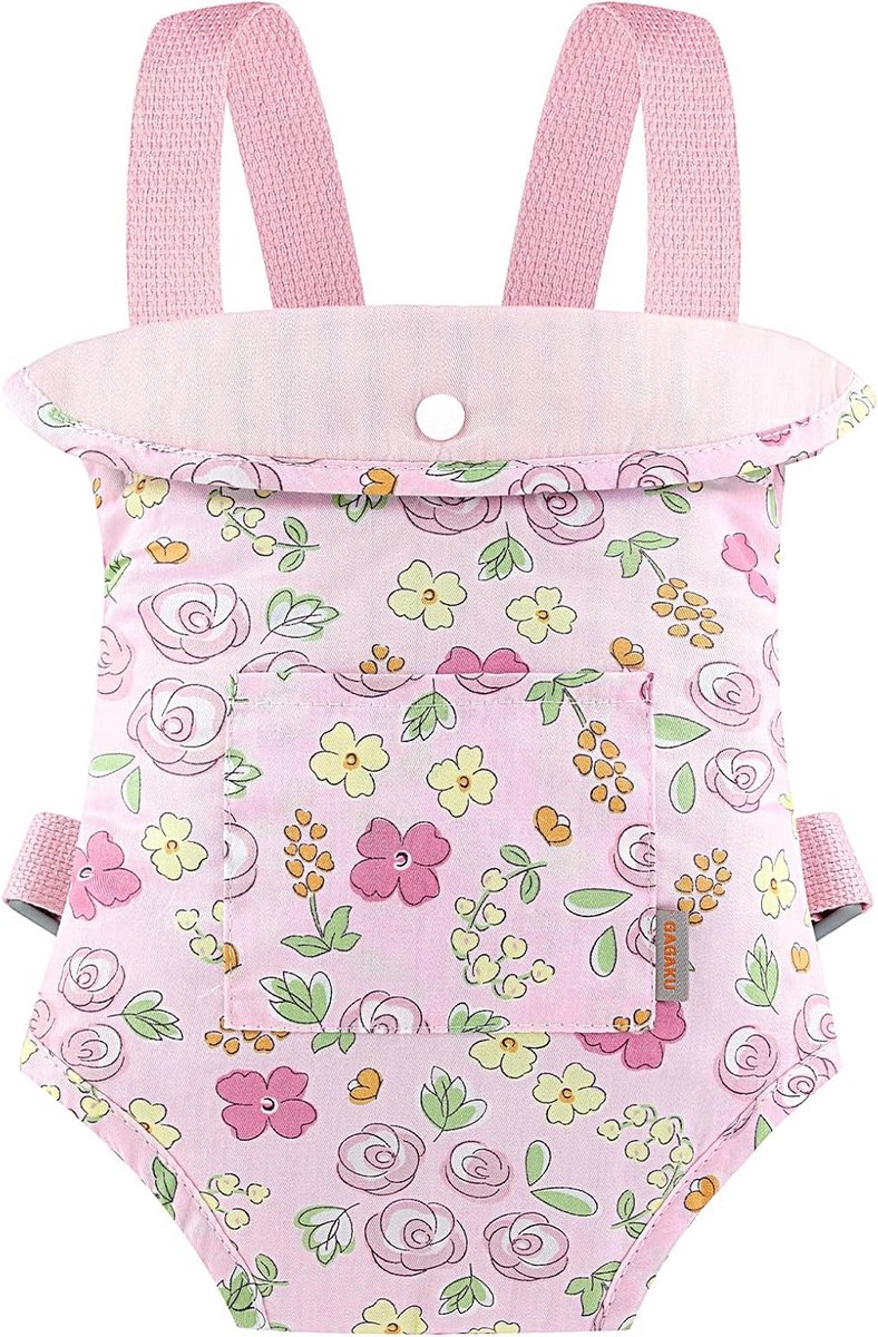 Draagzak voor poppen kinderen kinderwagen vanaf 3 jaar - roze