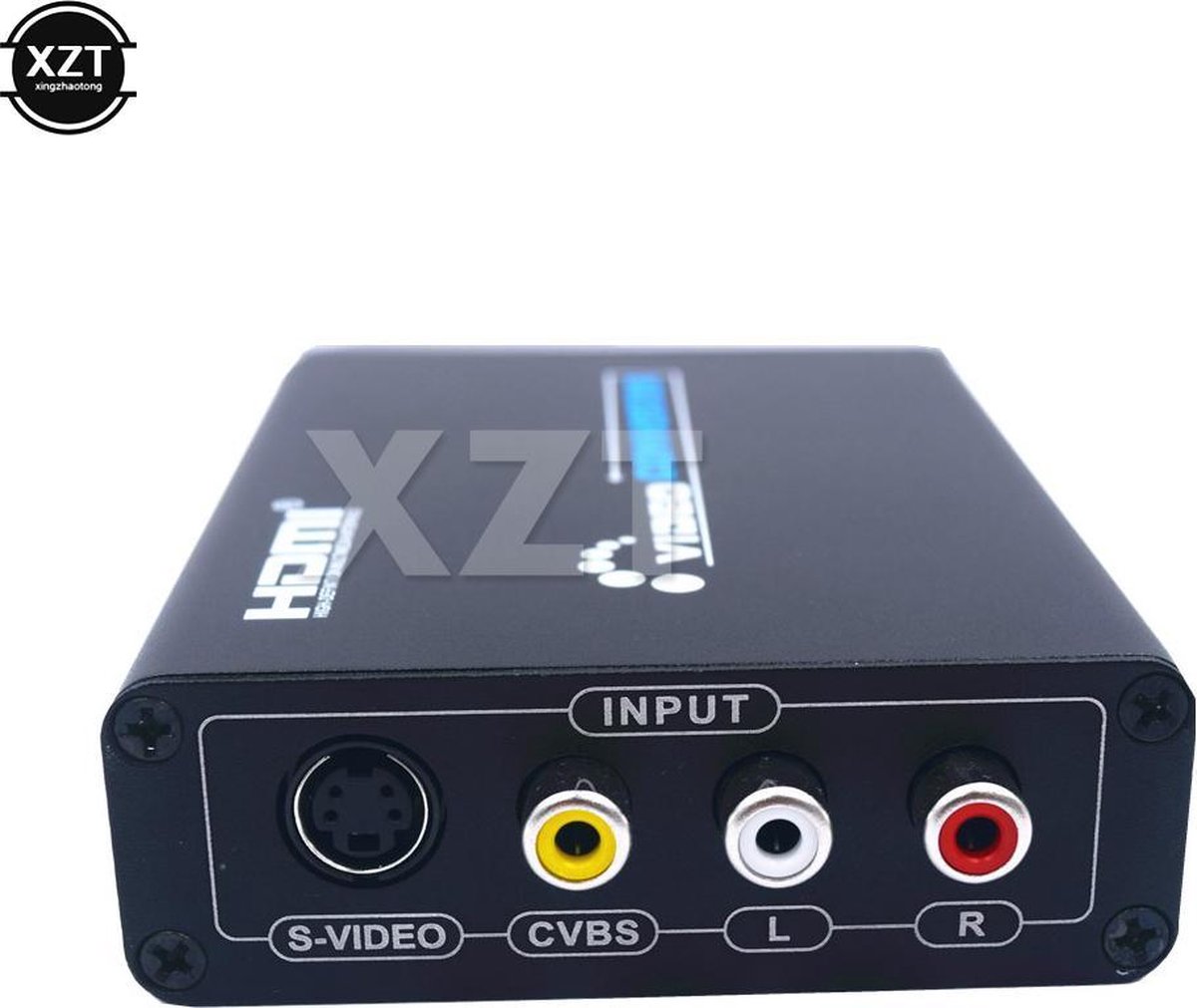 Svideo to HDMI Adapter Converter RCA AV CVBS Composite S-Video R/L Audio to  HDMI... | bol.com
