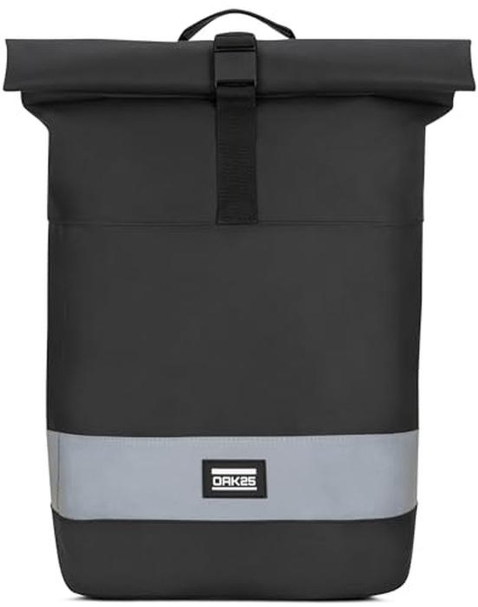 Every Day Rolltop fietsachterdrager tas met reflectie en laptopvak