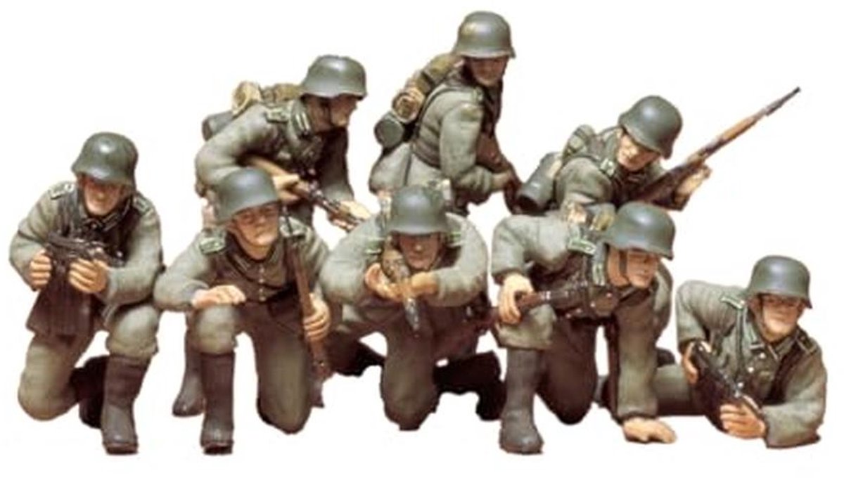 Duitse Panzer Grenadiers 1:35 modelbouwset - militaire tankbouw voor volwassenen