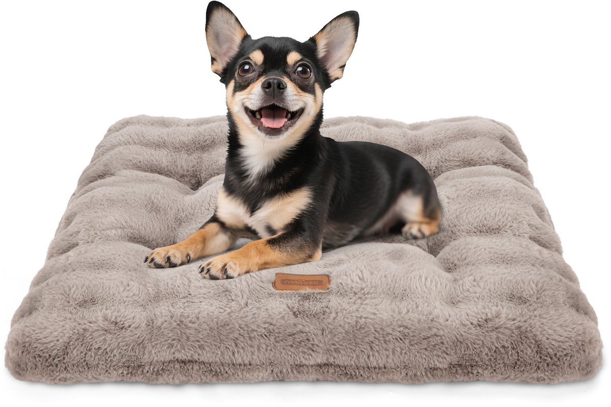 Nobleza Hondenkussen - Benchkussen - Dierenkussen - Kattenmat - Kattenkussen - Kattenbed - Maat M: 70 x 50 x 8 cm - Bruin