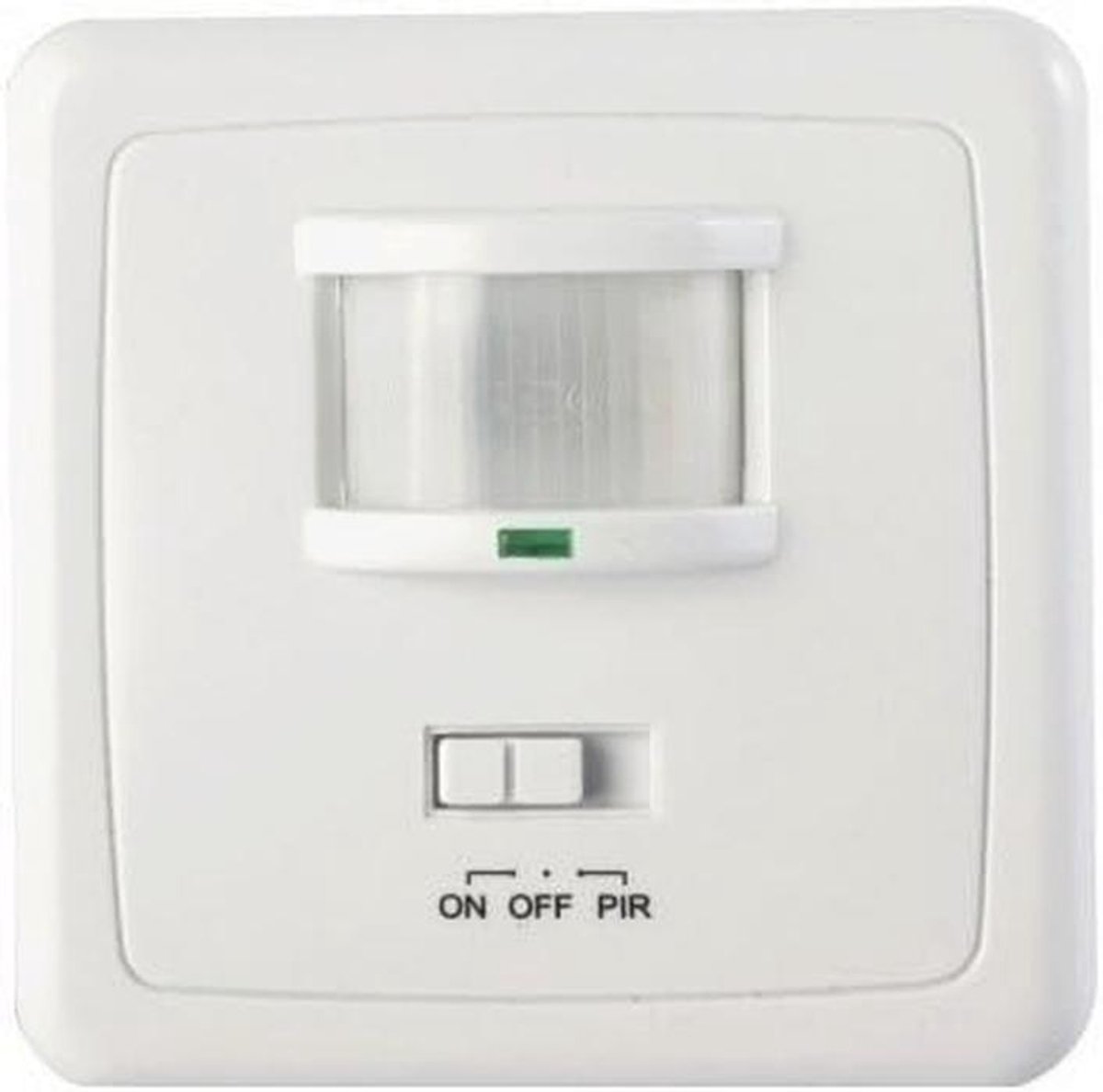 Bewegingssensor 140° voor inbouw met LED Ondersteuning en Regelbare Reactietijd
