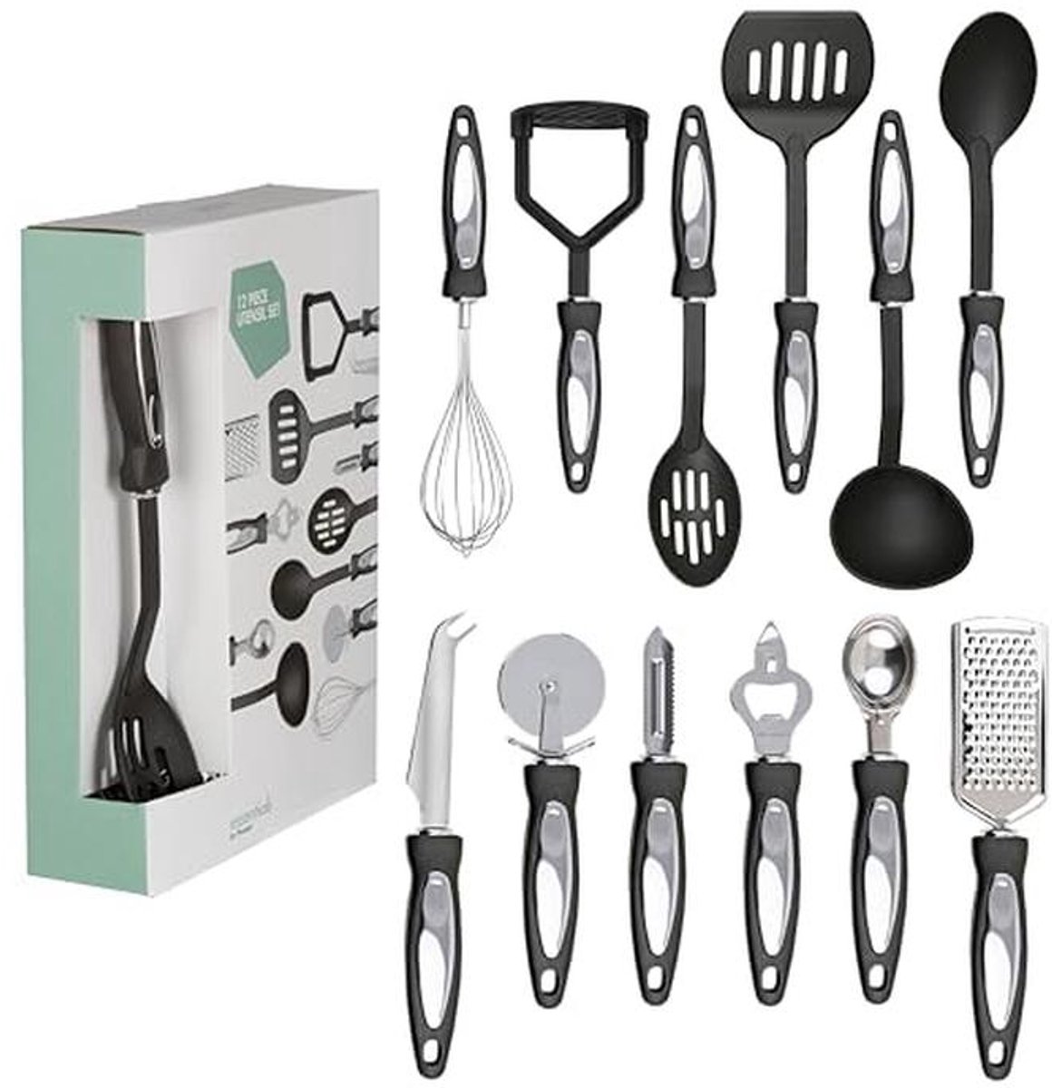12-delig keukengereedschap set voor elke keuken