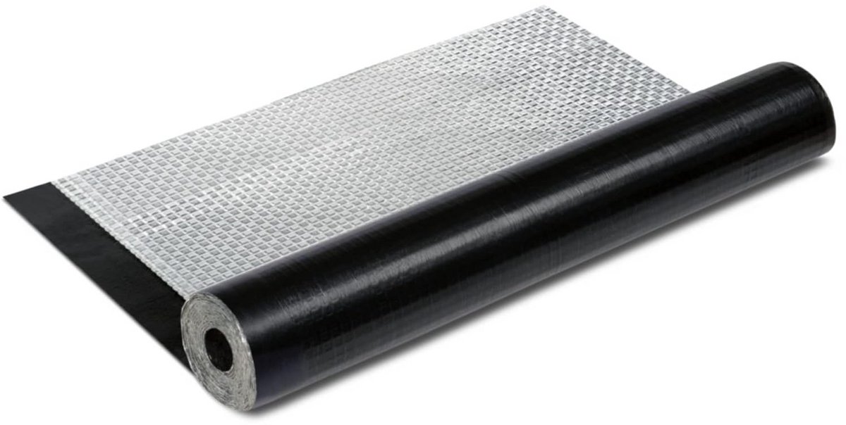 Aluminium Bitumen Afdekrol voor Dakreparatie en Waterdichting - 1 Meter Breed